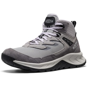 KEEN Women’s Hightrail Mid Height Durable Lightweight Breathable Leather Waterproof Hiking Boots(Alloy/Thistle)