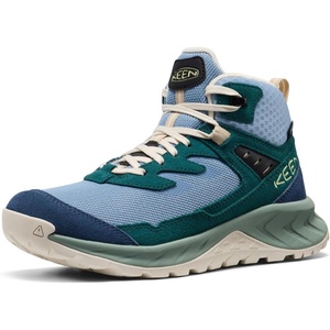 KEEN Women’s Hightrail Mid Height Durable Lightweight Breathable Leather Waterproof Hiking Boots(Mediterranea/Birch)