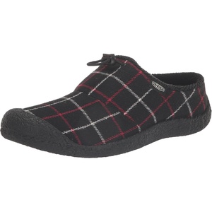 KEEN Women’s Howser 3 Slide Comfy Durable(Black Plaid)