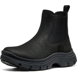 KEEN Women’s Kosa Chelsea Classic Platform Style Comfortable Pull On Chelsea Boot(Black/Black)