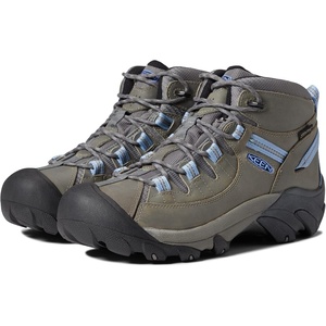 KEEN Women’s Targhee 2 Mid Height Waterproof(Steel Grey/Hydrangea)