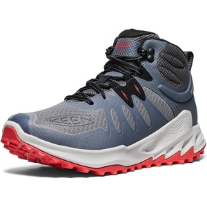 KEEN Zionic Mid Waterproof(Steel Grey/Poppy Red)