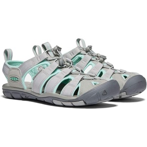 KEEN womens Flip Flop(Light Gray Ocean Wave)