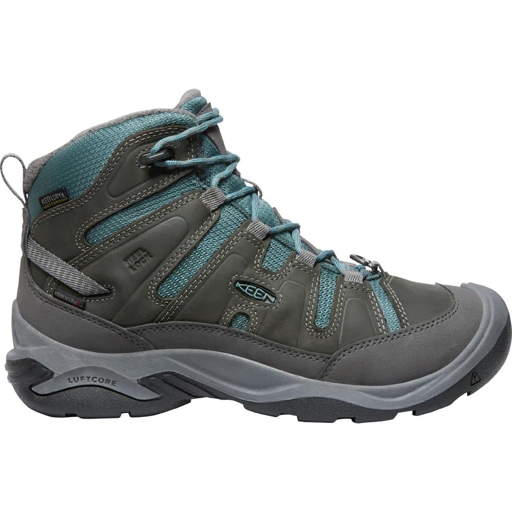 image:imageKEEN Womens Circadia Mid Heigh Polar Insulated WaterproofSteel GreyNorth Atlantic