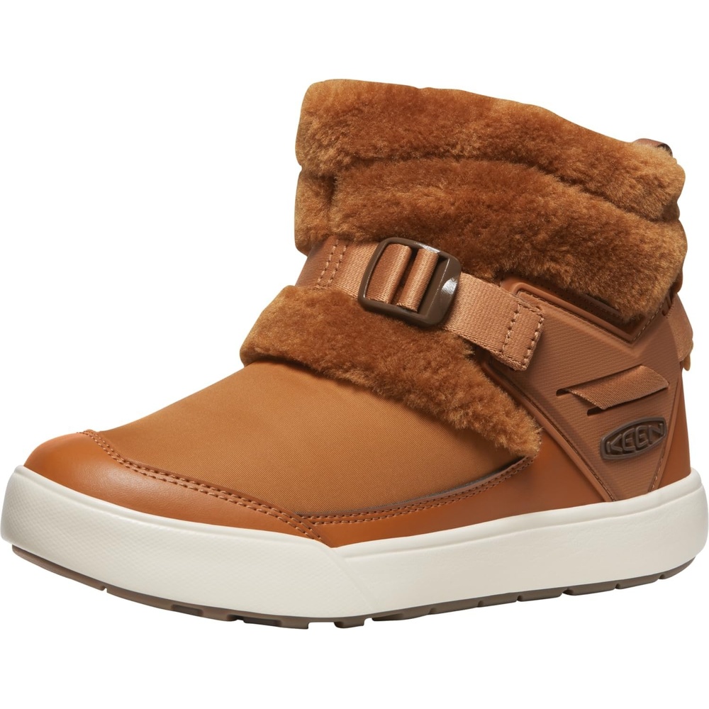image:imageKEEN Womens Hoodromeo Mini Mid Height Insulated Pull on Snow BootsKeen MapleBirch